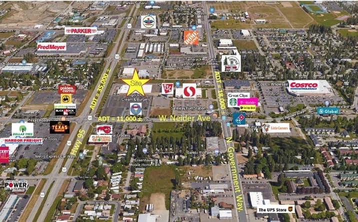Hwy 95 and W. Neider Ave